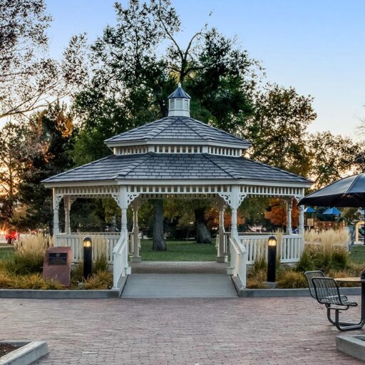 living in parker colorado downtown gazebo